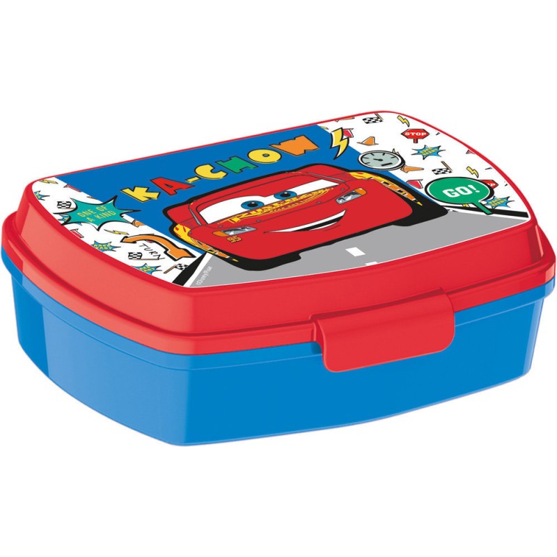 Sandwichera Reactangular Cars Lets Race