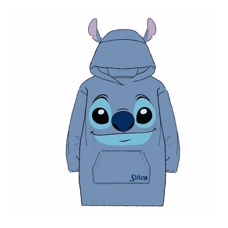 Bata Sudadera Oversize Stitch Disney Adulto
