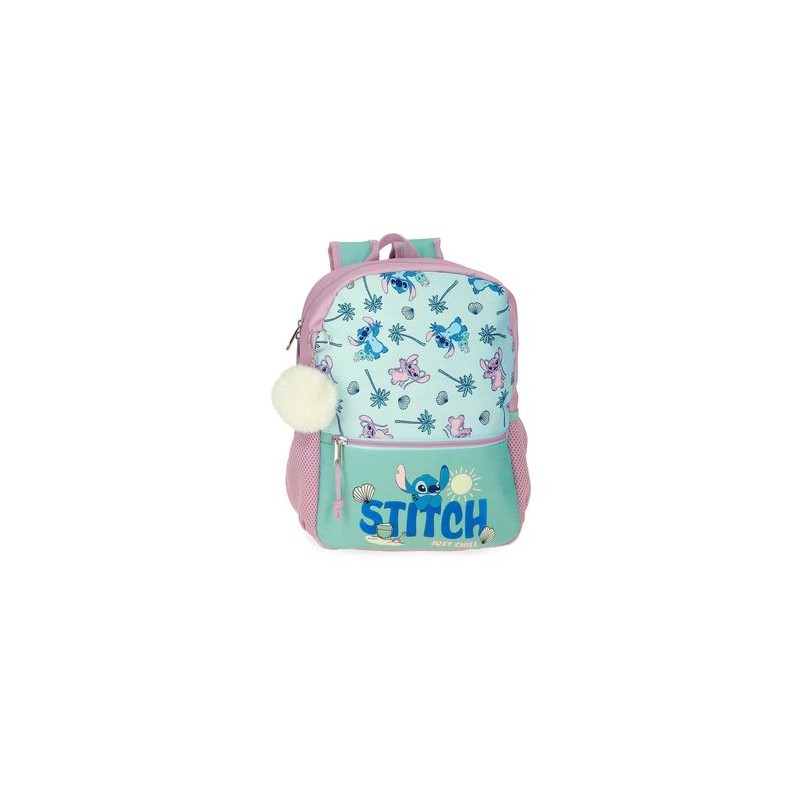 MOCHILA INFANTIL STITCH JUST CHILL 33CM