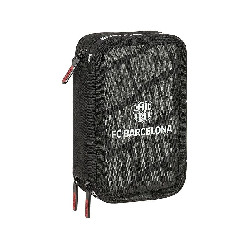Plumier Triple 37 Pcs F.C. Barcelona 12.5X5.5X19.5 Cm