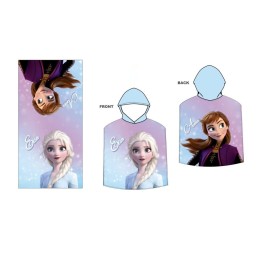 Poncho Toalla Frozen Disney Microfibra 55x100cm.