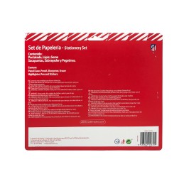 Atlético de Madrid Set de Papelería con Pegatinas
