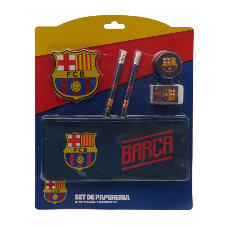 FCBarcelona Set de Papelería c/ Portatodo