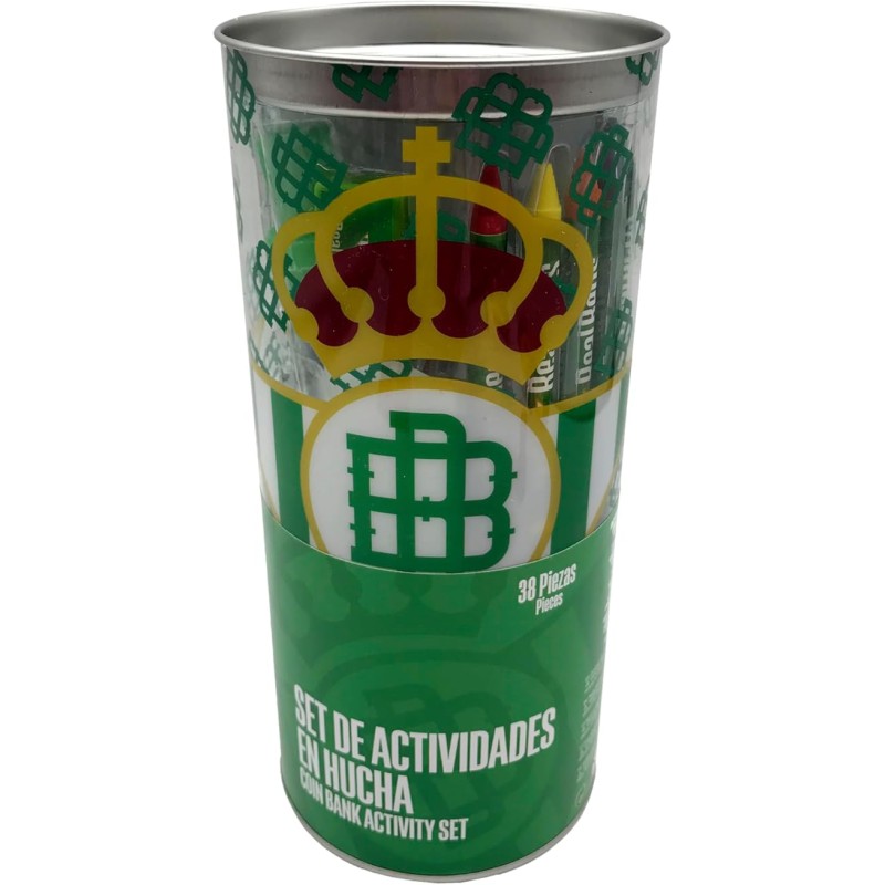 Real Betis Set de Actividades 38 Piezas Hucha
