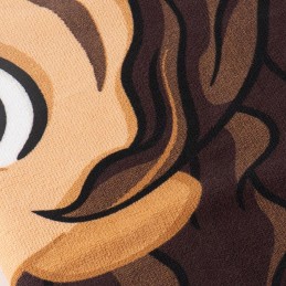 Toalla La Casita de Muñecas de Gabby microfibra 70x140cm. Composición: 100% poliester. 250 gsm.