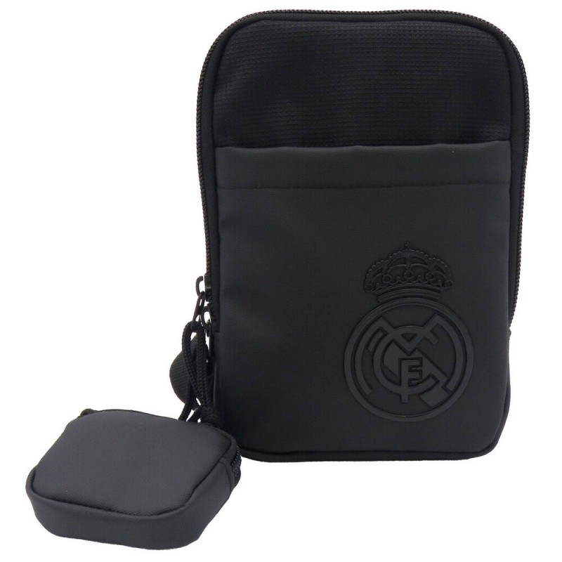 Bandolera Real Madrid Cross Body y Compartimento Para Airpods extraible