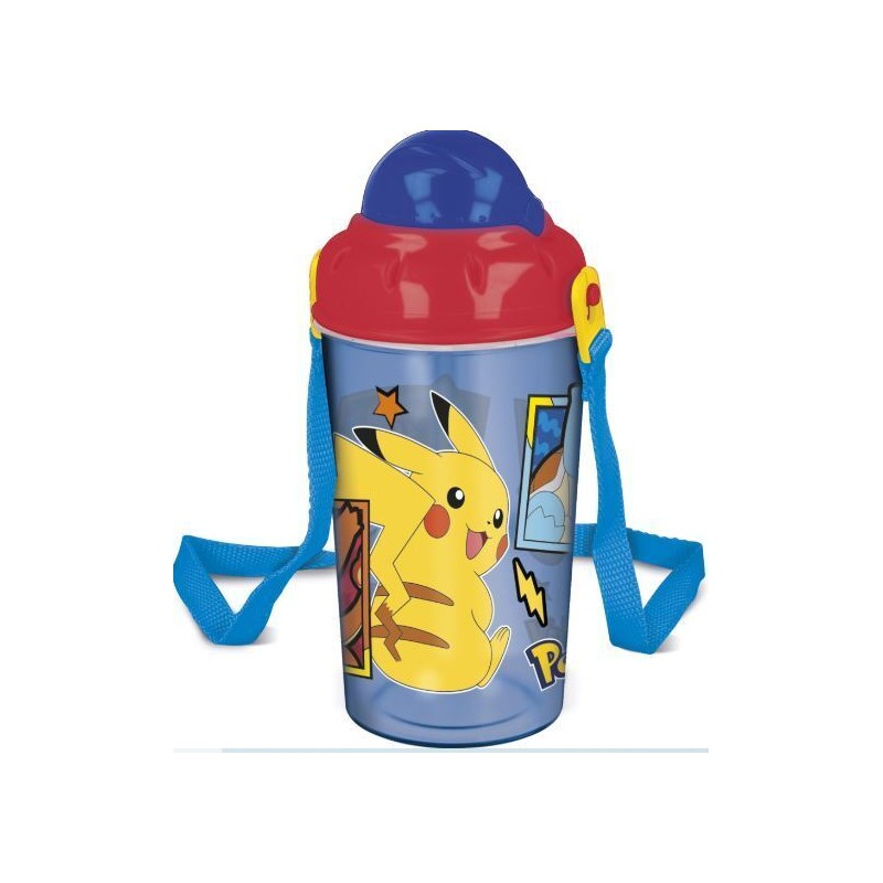 Cantimplora Robot Pared Secilla 465ml Pokemon Blue