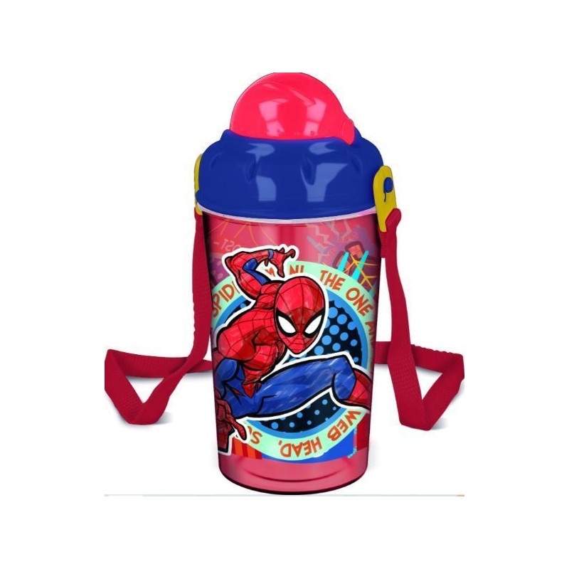 Cantimplora Robot Pop Up Spiderman Marvel 465ml