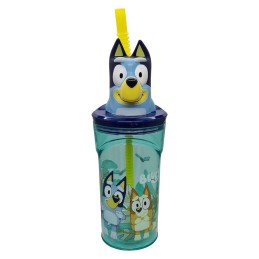 Vaso Figurita 3D 360ml Bluey