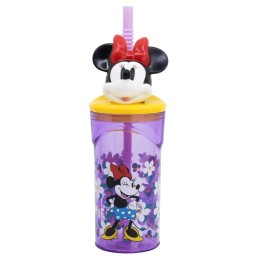 Vaso Figurita 3D 360ml Minnie Sunshine