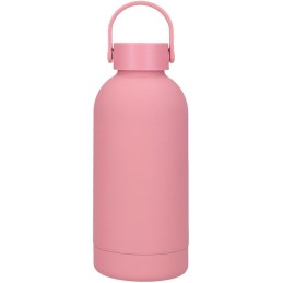 Botella Termica de Acero Inoxidable Rosa Movom Good Day 6,5x18,5x6,5 cms