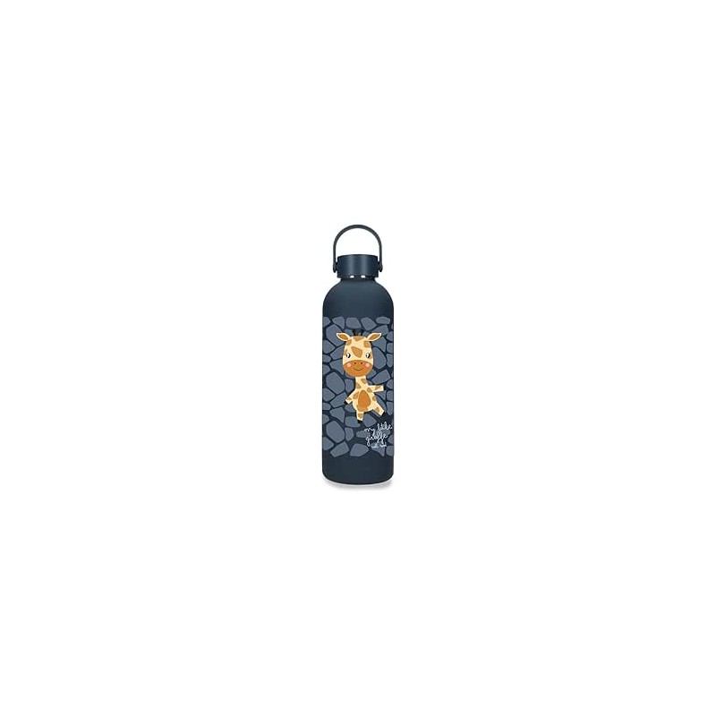 Botella Termica de Acero Inoxidable Azul Roll Road Happy Pets 500ml 7,4x23,5x7,4 cms