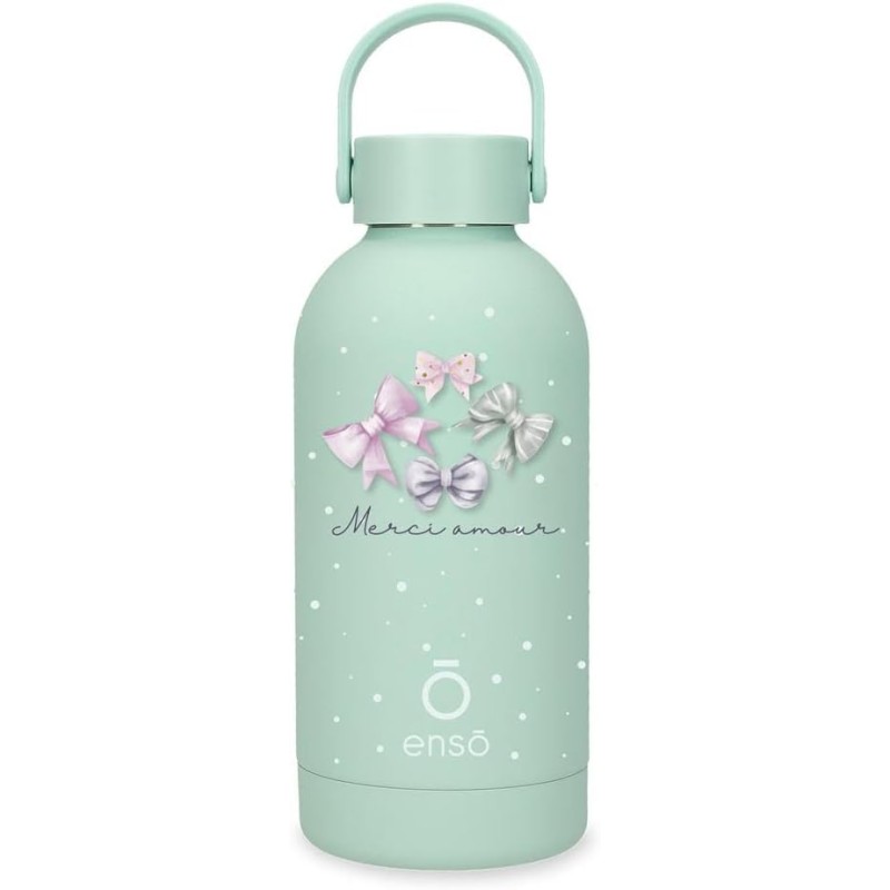 Botella Termica de Acero Inoxidable Verde Enso Magical 6,5x18,5x6,5 cms