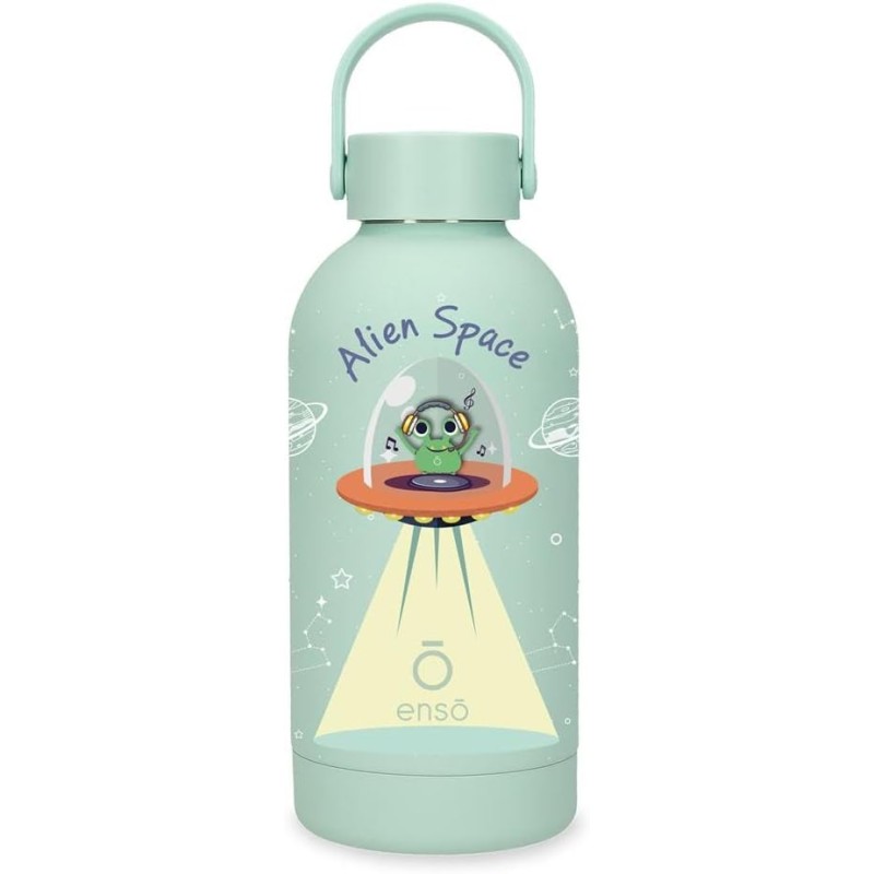 Botella Termica de Acero Inoxidable Verde Enso Magical 350ml 6,5x18,5x6,5 cms