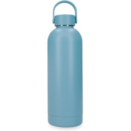 Botella Termica de Acero Inoxidable Azul Enso Happiness 500ml 7,4x23,5x7,4 cms