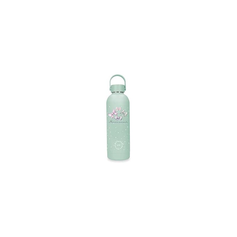 Botella Termica de Acero Inoxidable Verde Enso Magical Merci Amour 500ml 7x23cms