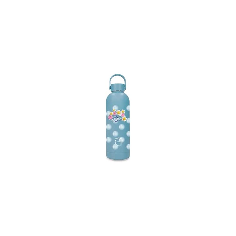 Botella Termica de Acero Inoxidable Azul Enso Magical Bubbles 500ml 7x23cms