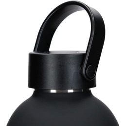 Botella Termica de Acero Inoxidable Negro Movom Offside 7x26,5x7 cms