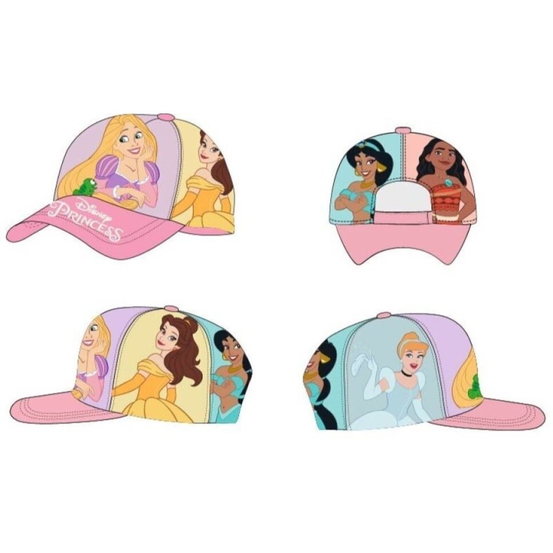Gorra Niña Princesas Disney T.52/54 Full Print