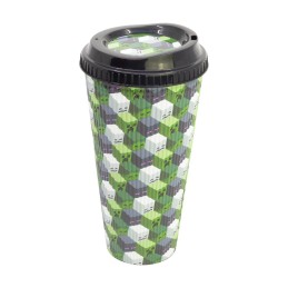 Vaso de Cafe Relieve PP790l Minecraft Iconicmono Young Adult