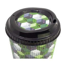 Vaso de Cafe Relieve PP790l Minecraft Iconicmono Young Adult