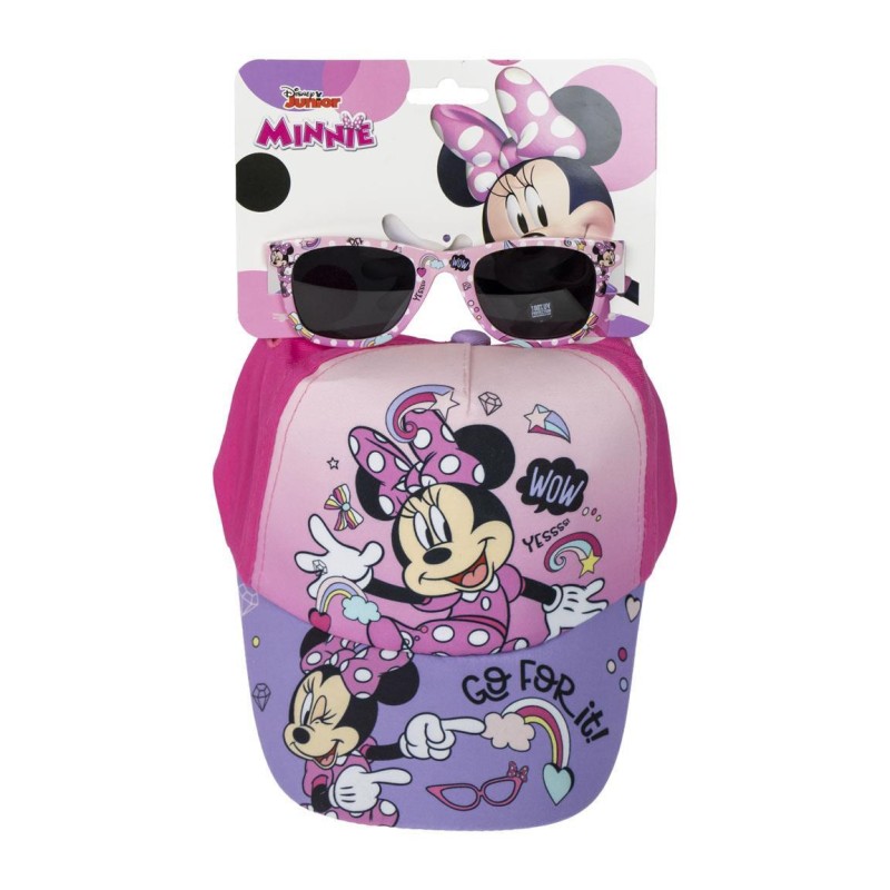 Gorra Set Gafas De Sol Minnie Disney