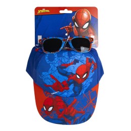 Gorra Set Gafas De Sol Spiderman Marvel