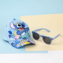 Gorra Set Gafas De Sol Stitch Disney