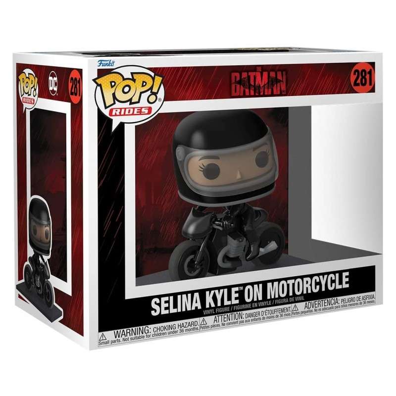 Funko pop ride deluxe the batman - selina on motorcycle