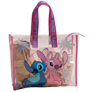 Bolsa playa Angel & Stitch...