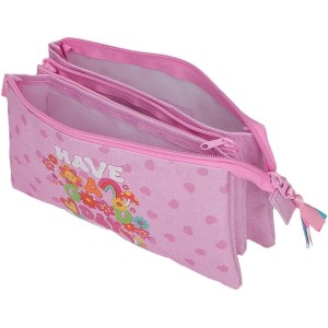 Estuche Triple Malva Movom Good Day 22x12x5 cm Poliéster