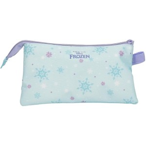 Estuche Triple Lila Joumma Disney Frozen In This Together 22x12x5 cm Poliéster