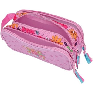 Estuche Triple Malva Movom Good Day 22x10x9 cm Poliéster