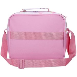 Neceser Adaptable con Bandolera Malva Joumma Disney Stitch You & Me 23x20x9 cm Poliéster