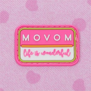 Mochila Escolar Adaptable a Carro Malva Movom Good Day 30x38x12 cm Poliéster 13,7L