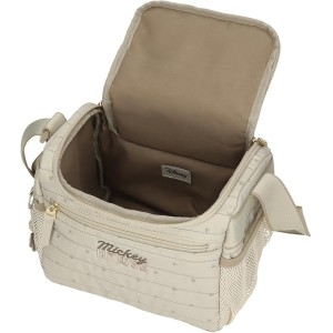 Bandolera Porta Merienda Beige Joumma Disney Duna Mickey 23,5x19x17 cm Poliéster