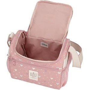 Bandolera Porta Merienda Nude Joumma Disney Luma Mickey 23,5x19x17 cm Poliéster