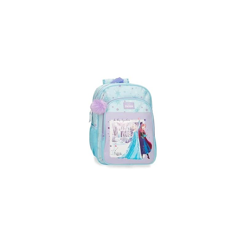 Mochila Escolar Adaptable a Carro Lila Joumma Disney Frozen In This Together 30x40x13 cm Poliéster 15,6L