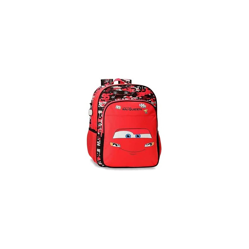 Mochila Escolar Rojo Joumma Disney Cars Mcqueen Red 30x40x13 cm Poliéster 15,6L