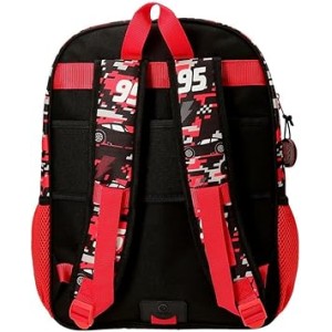 Mochila Escolar Rojo Joumma Disney Cars Mcqueen Red 30x40x13 cm Poliéster 15,6L