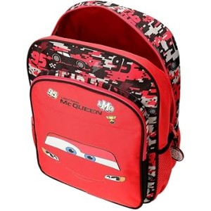 Mochila Escolar Rojo Joumma Disney Cars Mcqueen Red 30x40x13 cm Poliéster 15,6L
