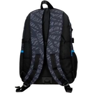 Mochila Escolar Doble Compartimento Adaptable a Carro Negro Movom Offside 32x45x19 cm Poliéster 27,36L