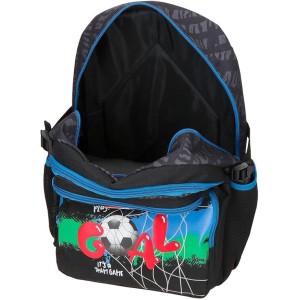 Mochila Escolar Doble Compartimento Adaptable a Carro Negro Movom Offside 32x45x19 cm Poliéster 27,36L