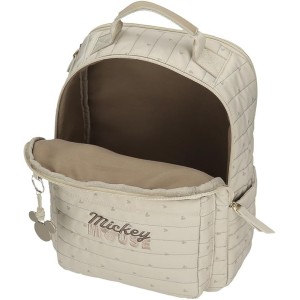 Mochila de Paseo Beige Joumma Disney Duna Mickey 27x32x13 cm Poliéster 11,2L