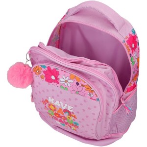 Mochila Compact Desmontable 2 Ruedas Malva Movom Good Day 32x45x21 cm Poliéster 30,2L