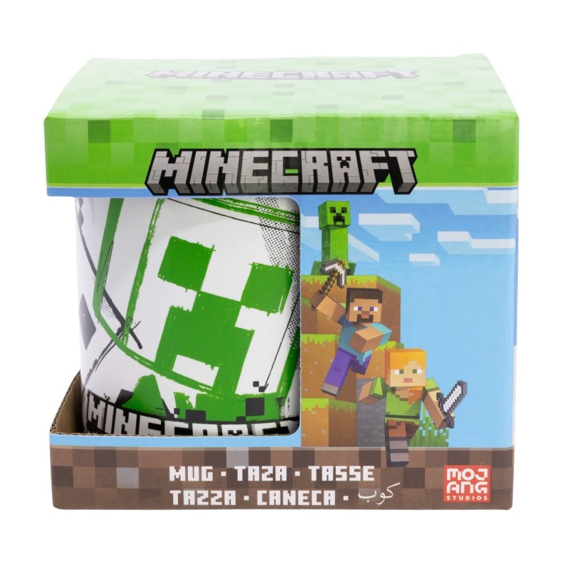 Taza Ceramica 325ml En Caja Regalo Minecraft Iconicmono Young adult