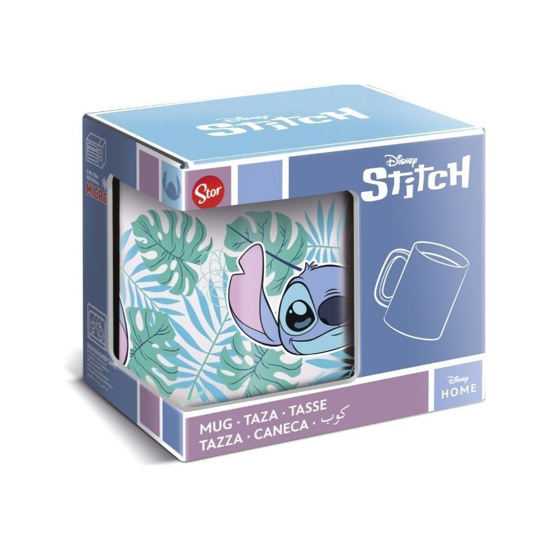 Taza Ceramica 325ml En Caja Regalo Stitch disney Aloha Young adult