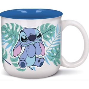 Taza Ceramica Desayuno 400ml en Caja de Regalo Stitch Disney Aloha Young Adult