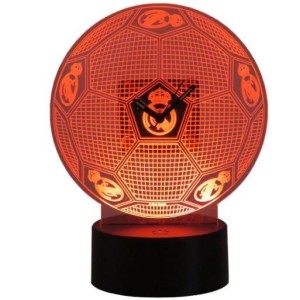 Reloj con luz LED Real Madrid Metacrilato