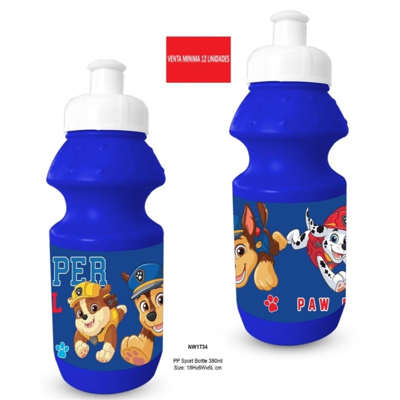Botella Deportiva Patrulla Canina 380ml